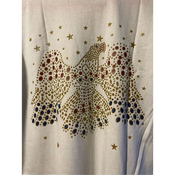 NWT B&K Enterprises Jumpsuit Stuff ELVIS ALOHA EAGLE 2 sided Tee Tshirt M - Picture 12 of 12